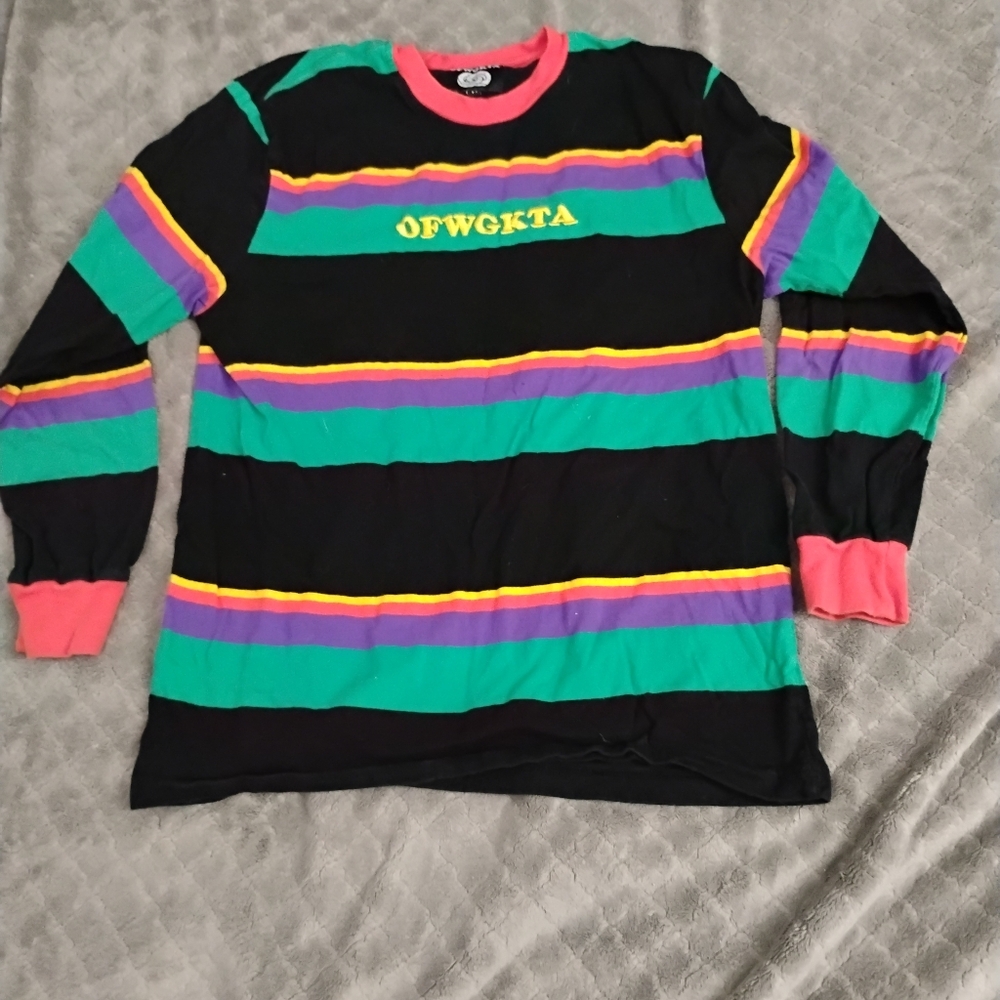 Colorful Striped Long Sleeve Shirt